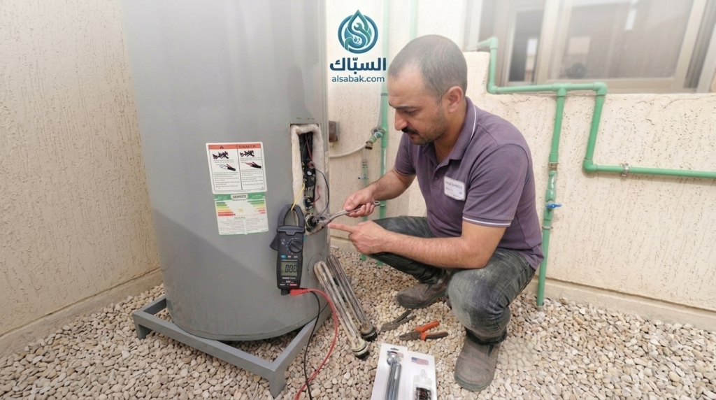 إصلاح قلب السخان المركزي السبّاك