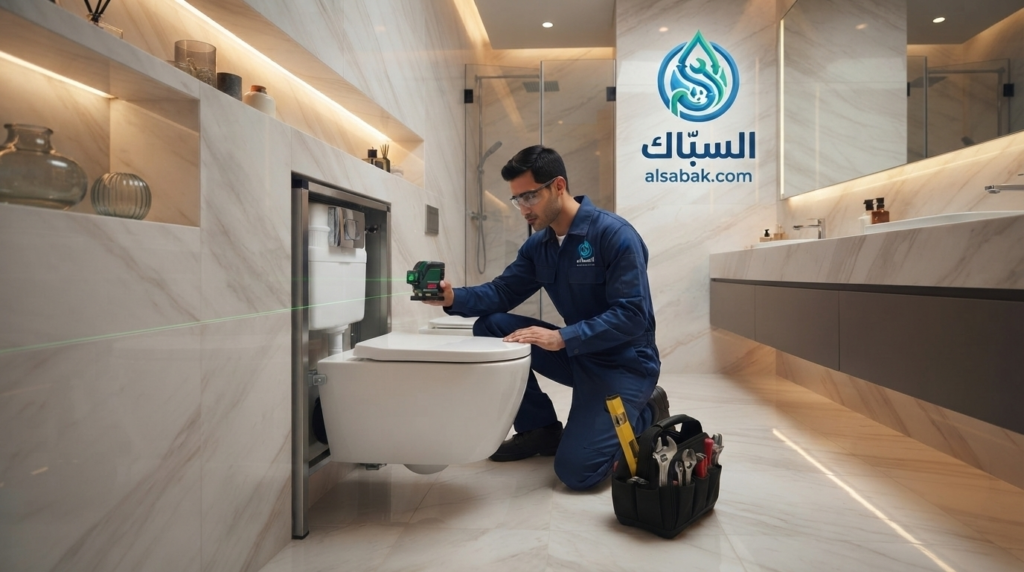 تركيب كرسي حمام معلق خدمة احترافية من السبّاك