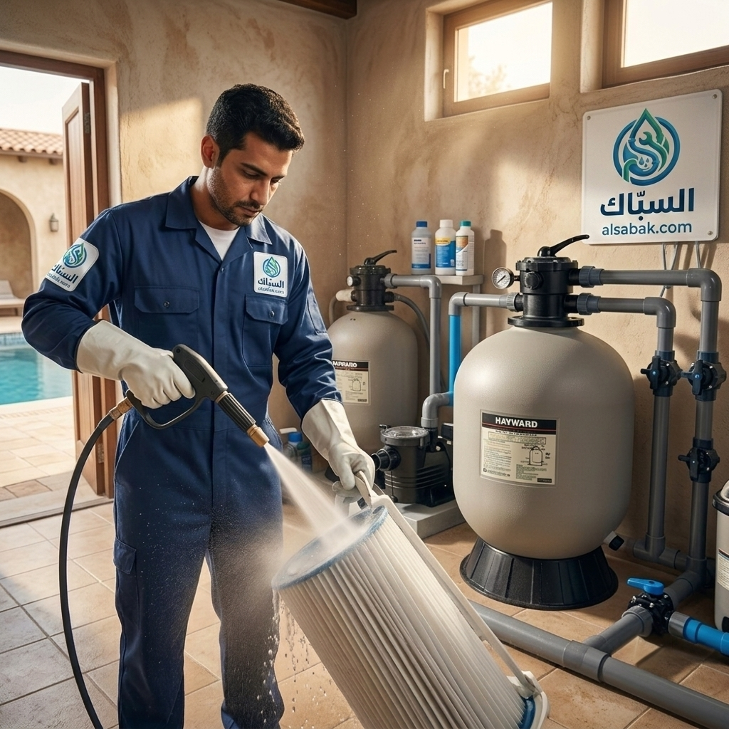 تنظيف فلتر المسبح خدمة احترافية بأسعار تنافسية
