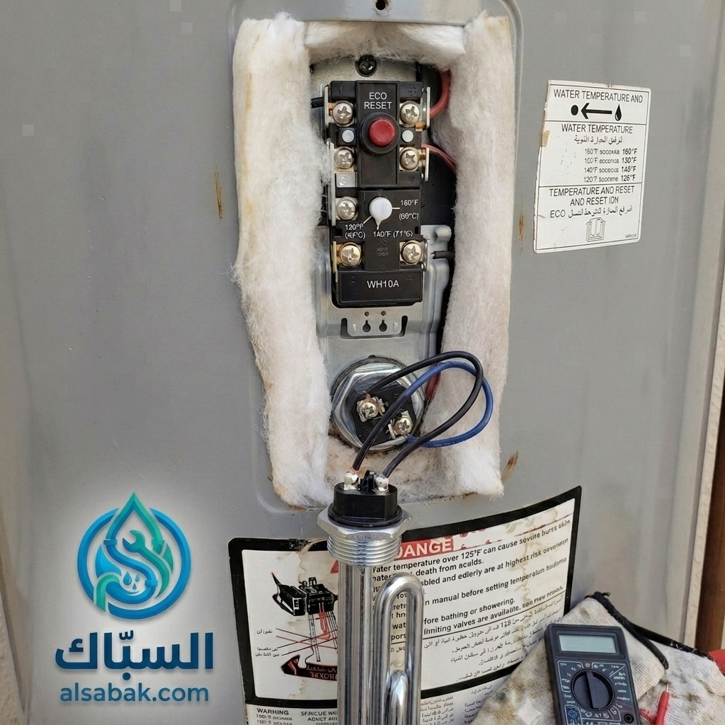 صيانة وتركيب ترموستات السخان المركزي